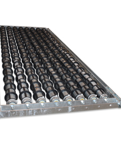 Weighing plate cpl w/supporting rollers manure drying tunnel